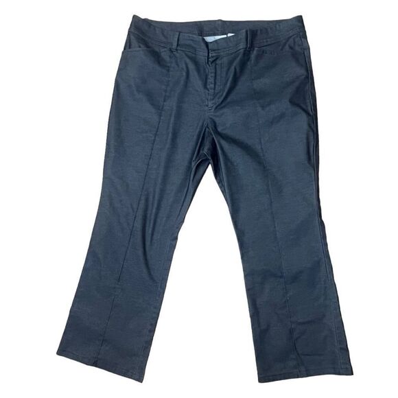 Old Navy Coated Bootcut Trouser Pants Sz 20 - Picture 1 of 5